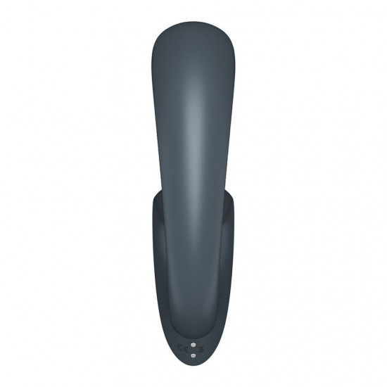 Вагінально-кліторальний вібратор Satisfyer G for Goddess 1 Dark Grey, 2 мотори Вагінально-кліторальний вібратор Satisfyer G for Goddess 1 Dark Grey, 2 мотори