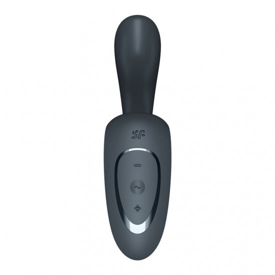 Вагінально-кліторальний вібратор Satisfyer G for Goddess 1 Dark Grey, 2 мотори Вагінально-кліторальний вібратор Satisfyer G for Goddess 1 Dark Grey, 2 мотори