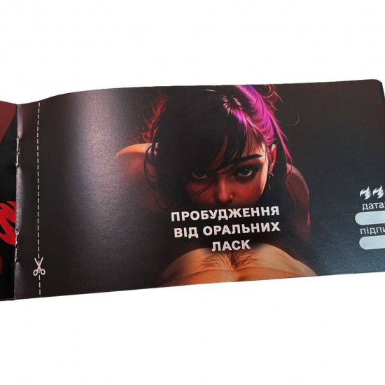Чекова книжка «СЕКС Бажань - Новий рівень» (50 спокусливих чеків) (UKR) Чекова книжка «СЕКС Бажань - Новий рівень» (50 спокусливих чеків) (UKR)