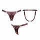 Трусики для страпона Strap-On-Me Leatherette Harness Generous - One Size - Aubergine Трусики для страпона Strap-On-Me Leatherette Harness Generous - One Size - Aubergine