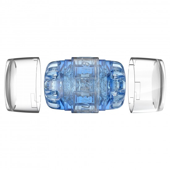 Мастурбатор Fleshlight Quickshot Turbo Blue Ice, компактний, чудово для пар і мінету Мастурбатор Fleshlight Quickshot Turbo Blue Ice, компактний, чудово для пар і мінету