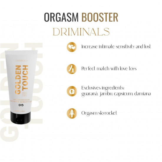 Крем-бустер для клітора Driminals Golden Touch Orgasm Booster 30 мл Крем-бустер для клітора Driminals Golden Touch Orgasm Booster 30 мл