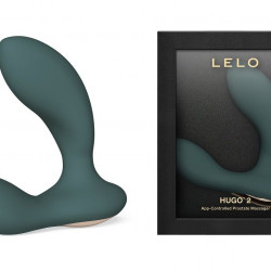 Смарт-масажер простати LELO Hugo 2 Green, 2 мотори, підвищена потужність