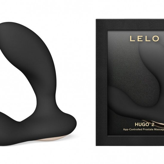 Смарт-масажер простати LELO Hugo 2 Black, 2 мотори, підвищена потужність Смарт-масажер простати LELO Hugo 2 Black, 2 мотори, підвищена потужність