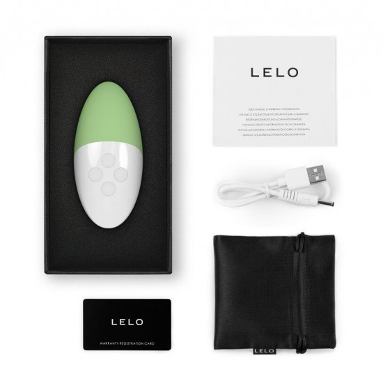 Музичний вібратор для клітора LELO SIRI 3 Green, вібрації в ритмі звуків без смартфона Музичний вібратор для клітора LELO SIRI 3 Green, вібрації в ритмі звуків без смартфона