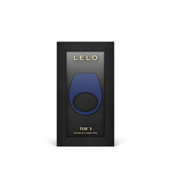 Ерекційне кільце з вібрацією LELO Tor 3 Base Blue, керування зі смартфона Ерекційне кільце з вібрацією LELO Tor 3 Base Blue, керування зі смартфона