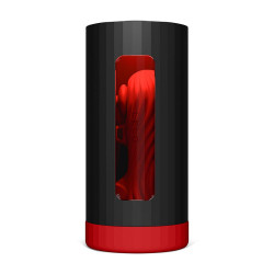 Смарт-мастурбатор LELO F1S V3 XL Red, збільшений, 2 мотори, 8 режимів, стимуляція звуковими хвилями