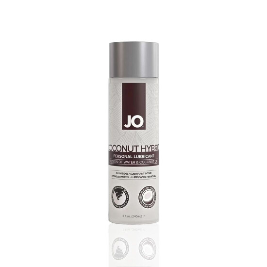 Змазка-крем з кокосовою олією JO Coconut Hybrid ORIGINAL (240 мл) біла Змазка-крем з кокосовою олією JO Coconut Hybrid ORIGINAL (240 мл) біла
