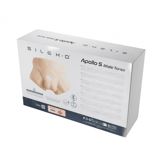 Півторс з фалоімітатором на присосці SilexD Apollo S Male Torso Caramel Півторс з фалоімітатором на присосці SilexD Apollo S Male Torso Caramel