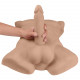 Торс з фалоімітатором на присосці SilexD Apollo L Male Torso Caramel Торс з фалоімітатором на присосці SilexD Apollo L Male Torso Caramel