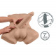 Торс з фалоімітатором на присосці SilexD Apollo L Male Torso Caramel Торс з фалоімітатором на присосці SilexD Apollo L Male Torso Caramel