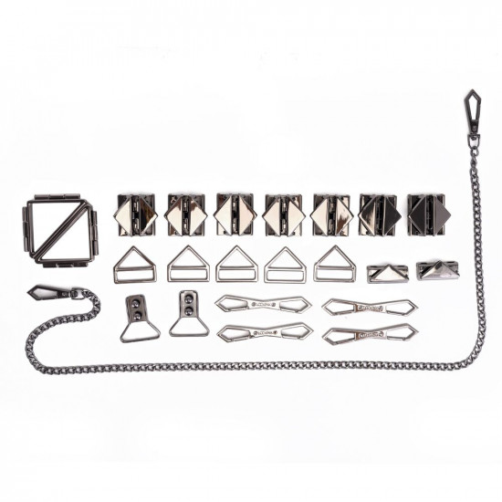 БДСМ-набір LOCKINK Bondage & Restraint Black Set БДСМ-набір LOCKINK Bondage & Restraint Black Set