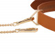 Повідець LOCKINK Tied Collar with Leash Set - Brown Повідець LOCKINK Tied Collar with Leash Set - Brown
