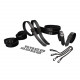 Набір із 8 ременів для зв'язування LOCKINK 8-Bondage-Straps Restraint Set - Black Набір із 8 ременів для зв'язування LOCKINK 8-Bondage-Straps Restraint Set - Black