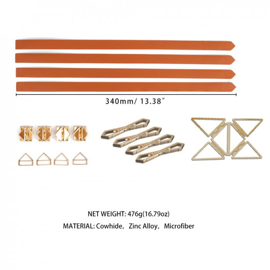 Набір для зв'язування LOCKINK Hogtie Set - Brown Набір для зв'язування LOCKINK Hogtie Set - Brown