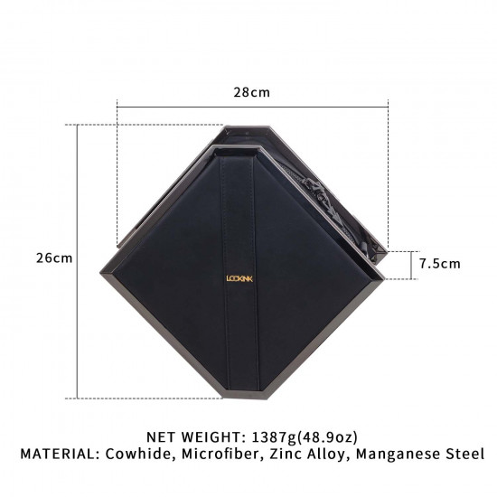 Сумка LOCKINK Mysterious Square Kink Bag - Black Сумка LOCKINK Mysterious Square Kink Bag - Black