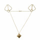Затискачі для сосків з важкою підвіскою LOCKINK Nipple Clamps with Heavy Pendant - Golden Затискачі для сосків з важкою підвіскою LOCKINK Nipple Clamps with Heavy Pendant - Golden