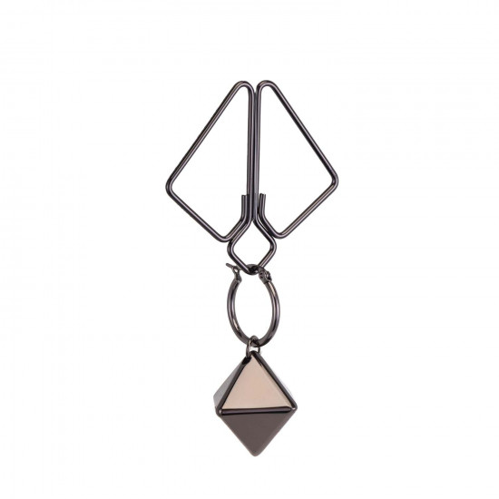 Затискачі для сосків з важкою підвіскою LOCKINK Nipple Clamps with Heavy Pendant - Grey Затискачі для сосків з важкою підвіскою LOCKINK Nipple Clamps with Heavy Pendant - Grey