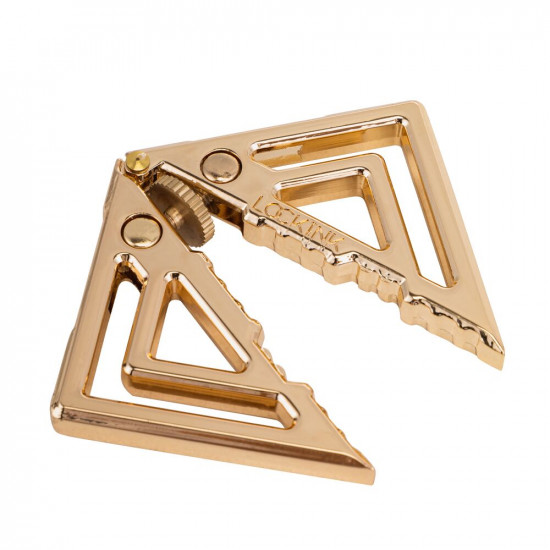 Затискачі для сосків з важкою підвіскою LOCKINK Adjustable Nipple Clamps with Heavy Pendant - Golden Затискачі для сосків з важкою підвіскою LOCKINK Adjustable Nipple Clamps with Heavy Pendant - Golden