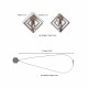 Затискачі для сосків з важкою підвіскою LOCKINK Adjustable Nipple Clamps with Heavy Pendant - Grey Затискачі для сосків з важкою підвіскою LOCKINK Adjustable Nipple Clamps with Heavy Pendant - Grey