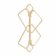 Затискачі для сосків LOCKINK Nipple Clamps - Golden Затискачі для сосків LOCKINK Nipple Clamps - Golden