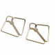 Затискачі для сосків LOCKINK Nipple Clamps - Golden Затискачі для сосків LOCKINK Nipple Clamps - Golden