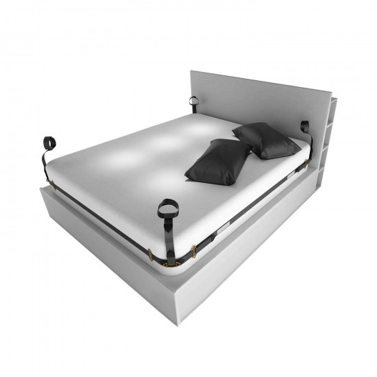 Фіксатори рук і ніг для ліжка LOCKINK BDSM Adjustable Bed Restraint Kit Фіксатори рук і ніг для ліжка LOCKINK BDSM Adjustable Bed Restraint Kit