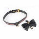 Повідець LOCKINK SEVANDA Love Heart Butterfly Leather Collar Set - Black Повідець LOCKINK SEVANDA Love Heart Butterfly Leather Collar Set - Black