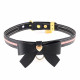 Повідець LOCKINK SEVANDA Love Heart Butterfly Leather Collar Set - Black Повідець LOCKINK SEVANDA Love Heart Butterfly Leather Collar Set - Black