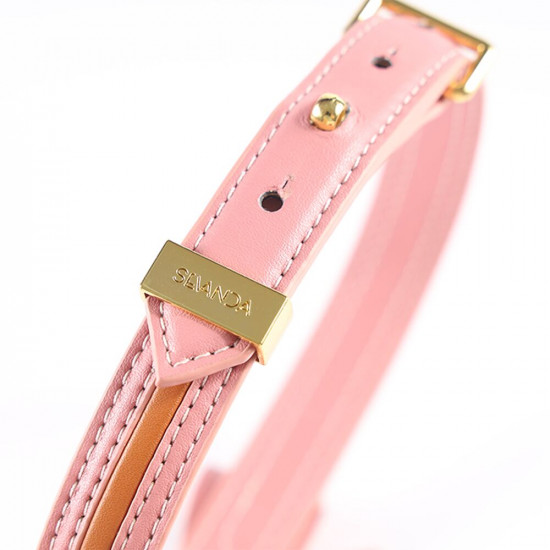 Повідець LOCKINK SEVANDA Love Heart Butterfly Leather Collar Set - Pink Повідець LOCKINK SEVANDA Love Heart Butterfly Leather Collar Set - Pink