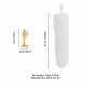 Металева анальна пробка Лисячий хвіст LOCKINK SEVANDA White Fox-Tail Anal Pear-shape Plug Металева анальна пробка Лисячий хвіст LOCKINK SEVANDA White Fox-Tail Anal Pear-shape Plug