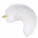 Металева анальна пробка Лисячий хвіст LOCKINK SEVANDA White Fox-Tail Anal Pear-shape Plug Металева анальна пробка Лисячий хвіст LOCKINK SEVANDA White Fox-Tail Anal Pear-shape Plug