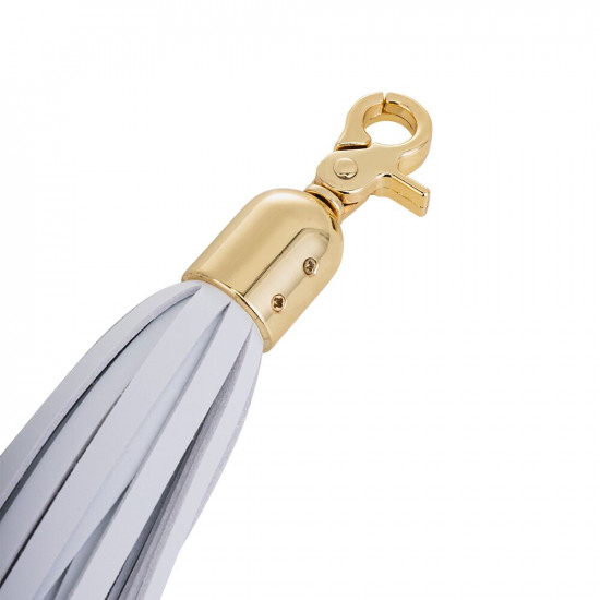 Металева анальна пробка Хвіст поні LOCKINK SEVANDA White Pony-Tail Anal Pear-shape Plug Металева анальна пробка Хвіст поні LOCKINK SEVANDA White Pony-Tail Anal Pear-shape Plug