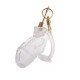 Клітка для пеніса LOCKINK SEVANDA Plastic Penis Chastity Cage - Transparent Клітка для пеніса LOCKINK SEVANDA Plastic Penis Chastity Cage - Transparent