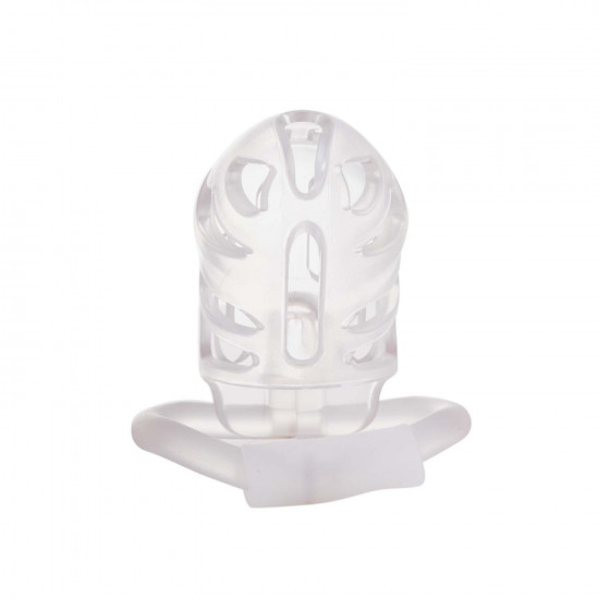 Клітка для пеніса LOCKINK SEVANDA Plastic Penis Chastity Cage - Transparent Клітка для пеніса LOCKINK SEVANDA Plastic Penis Chastity Cage - Transparent