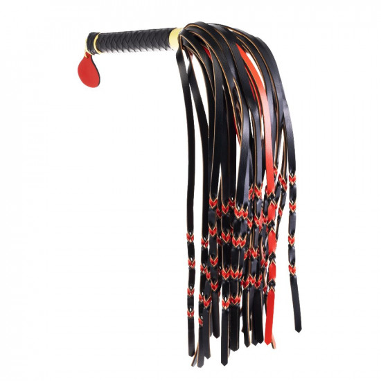 Флогер LOCKINK SEVANDA Red & Black Braided Tail Flogger Флогер LOCKINK SEVANDA Red & Black Braided Tail Flogger