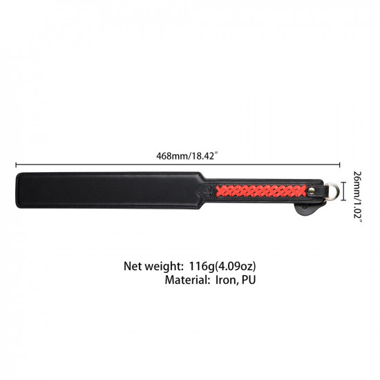 Падл LOCKINK SEVANDA Braided-handle Spanking Paddle Падл LOCKINK SEVANDA Braided-handle Spanking Paddle