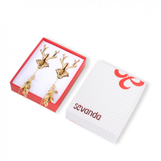 Затискачі для сосків LOCKINK SEVANDA Stag Adjustable Nipple Clamps Set Затискачі для сосків LOCKINK SEVANDA Stag Adjustable Nipple Clamps Set
