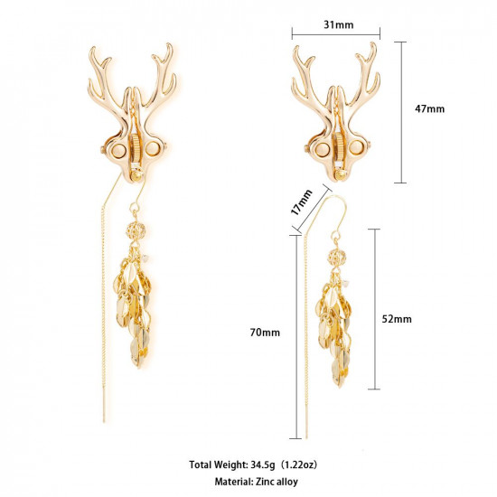 Затискачі для сосків LOCKINK SEVANDA Stag Adjustable Nipple Clamps Set Затискачі для сосків LOCKINK SEVANDA Stag Adjustable Nipple Clamps Set