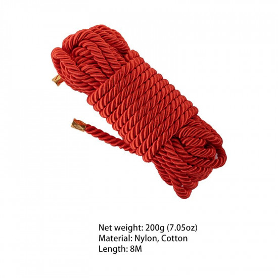 Мотузка для шибарі LOCKINK SEVANDA Shibari Pratice Rope Red, 8 метрів Мотузка для шибарі LOCKINK SEVANDA Shibari Pratice Rope Red, 8 метрів
