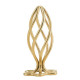 Анальна пробка LOCKINK SEVANDA Hollow Spiral Golden Metal Anal Plug - S size Анальна пробка LOCKINK SEVANDA Hollow Spiral Golden Metal Anal Plug - S size