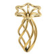 Анальна пробка LOCKINK SEVANDA Hollow Spiral Golden Metal Anal Plug - M size Анальна пробка LOCKINK SEVANDA Hollow Spiral Golden Metal Anal Plug - M size