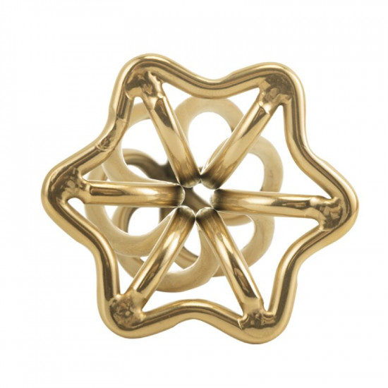 Анальна пробка LOCKINK SEVANDA Hollow Spiral Golden Metal Anal Plug - L size Анальна пробка LOCKINK SEVANDA Hollow Spiral Golden Metal Anal Plug - L size
