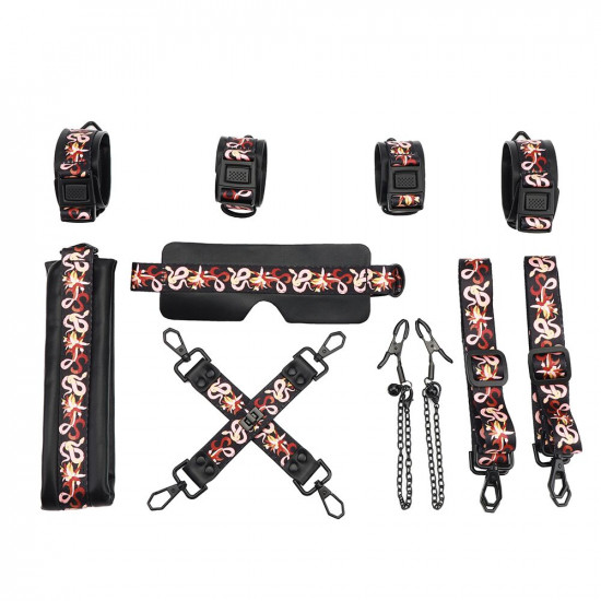 БДСМ-набір LOCKINK The Flowering Serpent - Bondage Set, 7 шт. БДСМ-набір LOCKINK The Flowering Serpent - Bondage Set, 7 шт.