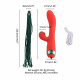 Вібратор-кролик з флогером LOCKINK SEVANDA Whip Vibrating Massage Wand - Red & Green Вібратор-кролик з флогером LOCKINK SEVANDA Whip Vibrating Massage Wand - Red & Green