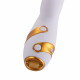 Вібратор-кролик з флогером LOCKINK SEVANDA Whip Vibrating Massage Wand - White & Golden Вібратор-кролик з флогером LOCKINK SEVANDA Whip Vibrating Massage Wand - White & Golden