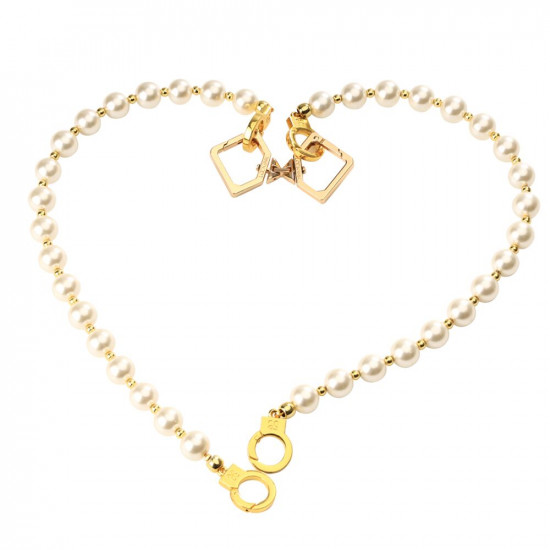 Перлинні наручники та поножі LOCKINK Pearl Bondage & Restraint Set Перлинні наручники та поножі LOCKINK Pearl Bondage & Restraint Set