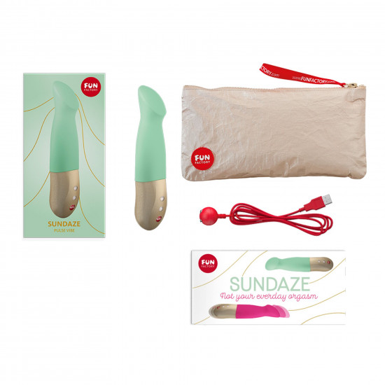 Вібратор-пульсатор Fun Factory SUNDAZE pistachio Вібратор-пульсатор Fun Factory SUNDAZE pistachio