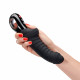 Вібратор для точки G Fun Factory TIGER black, ребристий, підходить для анальної стимуляції Вібратор для точки G Fun Factory TIGER black, ребристий, підходить для анальної стимуляції