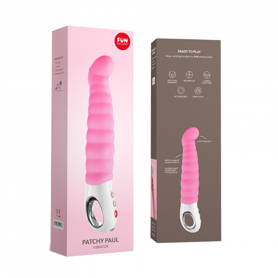 Вібратор точки G Fun Factory PATCHY PAUL candy rose, гнучкий, 12 режимів Вібратор точки G Fun Factory PATCHY PAUL candy rose, гнучкий, 12 режимів